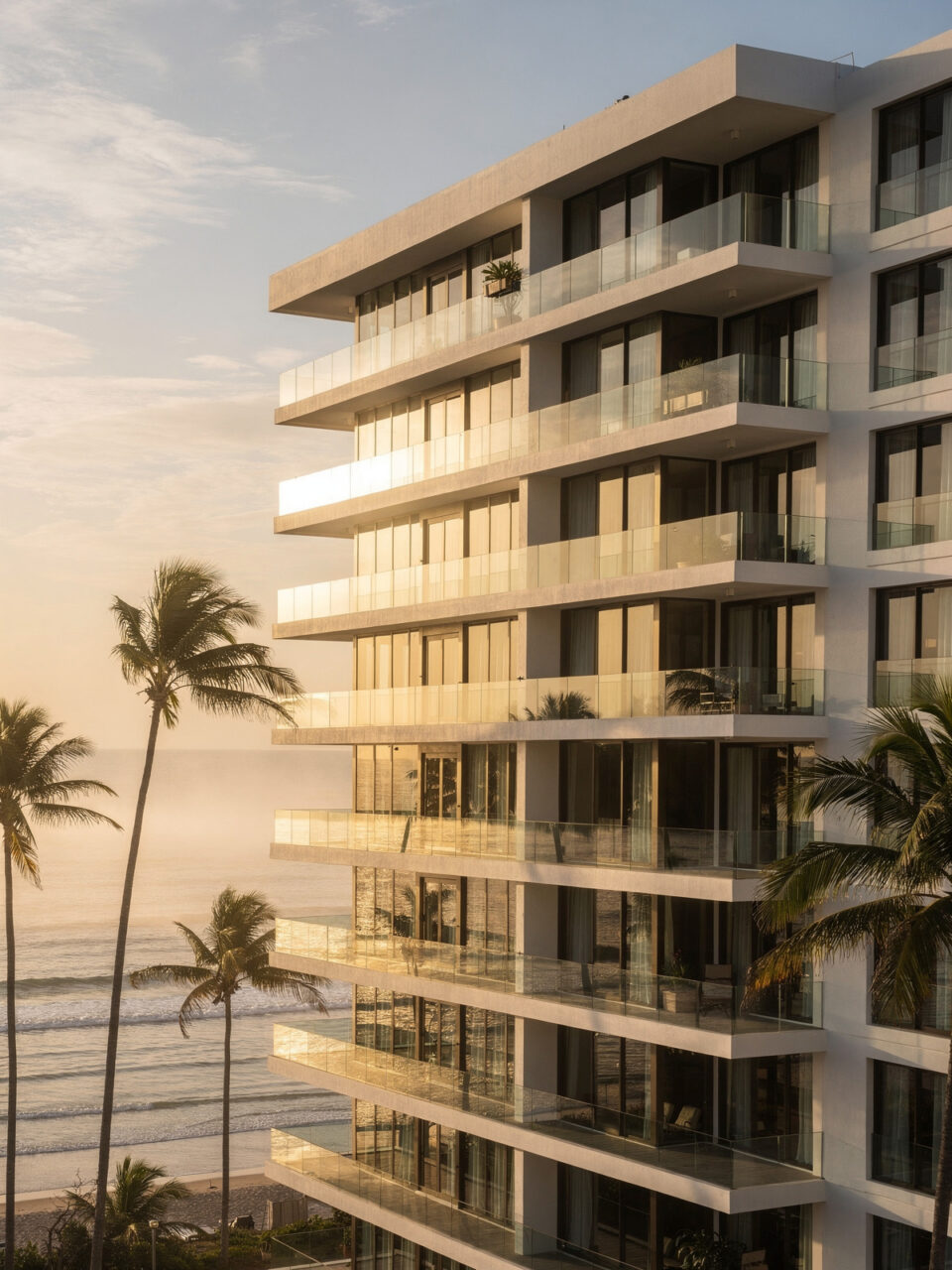 Sea air damage to buildings resisted by a premium coastal apartment in Lekki, Lagos